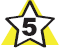 Gold star icon